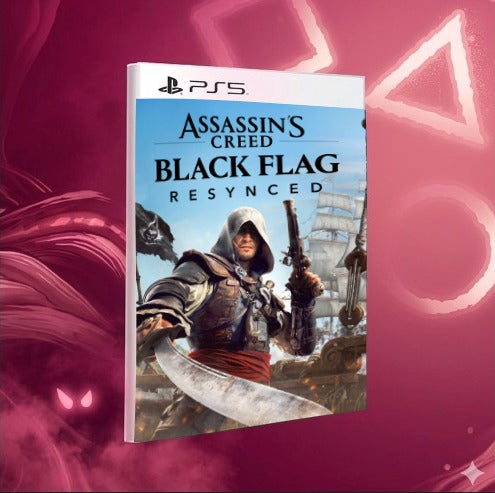 Assassin's Creed Black Flag Resynced PS5 Midia Digital