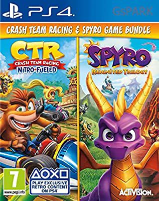Pacote de Jogos - Crash™ Team Racing Nitro-Fueled + Spyro™ PS4 midia digital